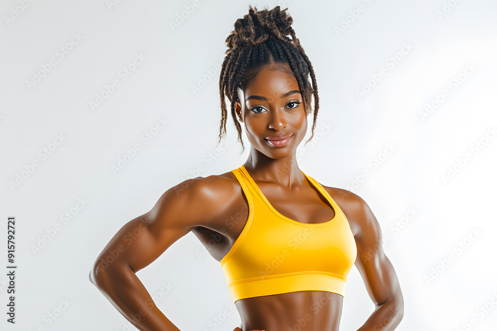 Portrait of Pretty Young Fitness Woman Posing in Sportswear, on a white background Portrait of Pretty Young Fitness Woman Posing in Sportswear, on a white background