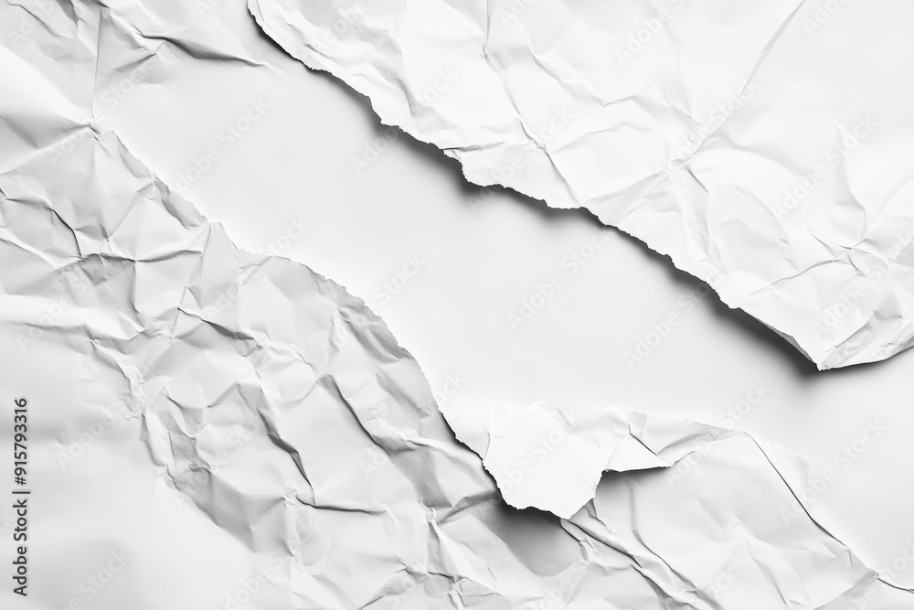 White Wrinkled Paper Poster Texture Background White Wrinkled Paper Poster Texture Background