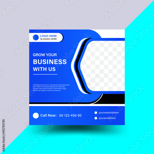  business marketing social media post & web banner Digital business marketing social media post design. Suitable for social media post and web internet ads.  


