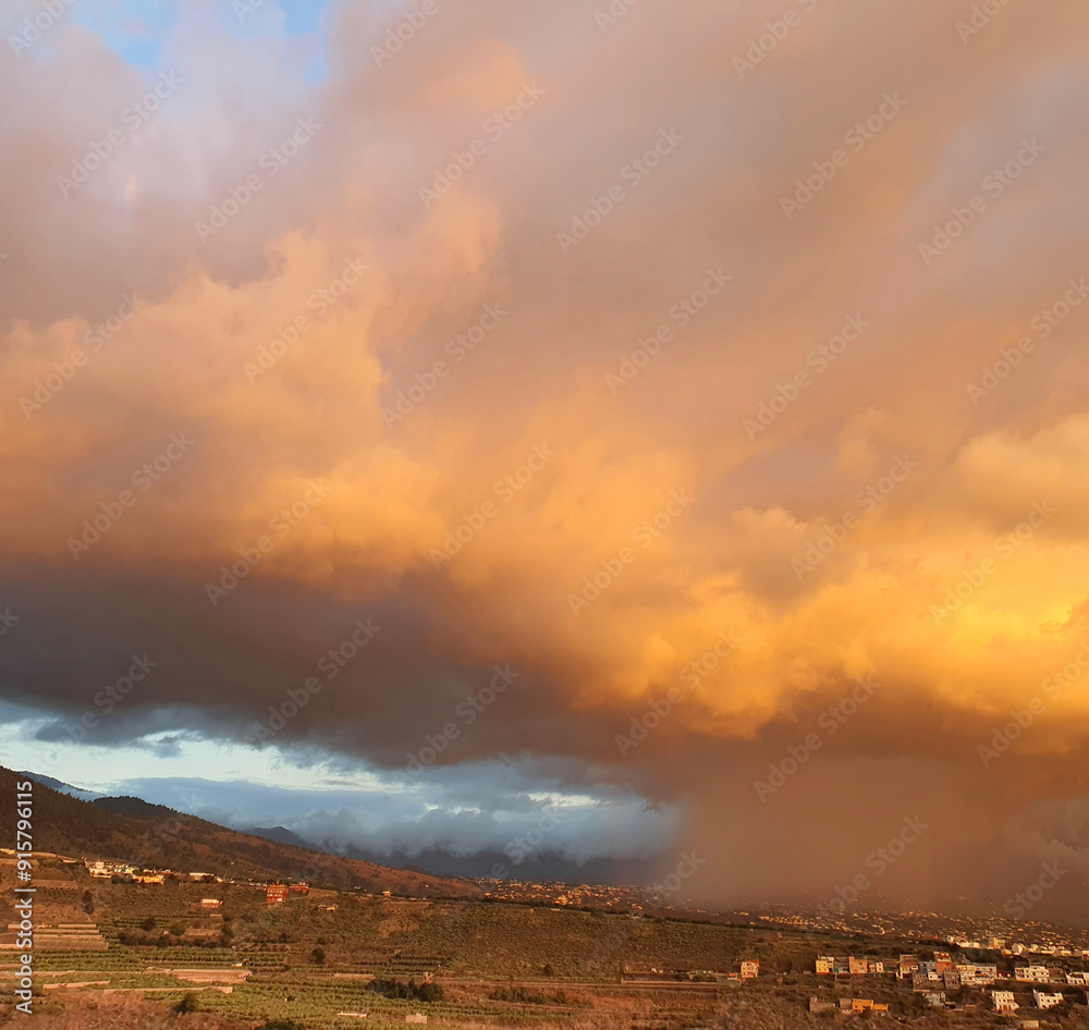 Fototapeta premium Abendstimmung auf La Palma