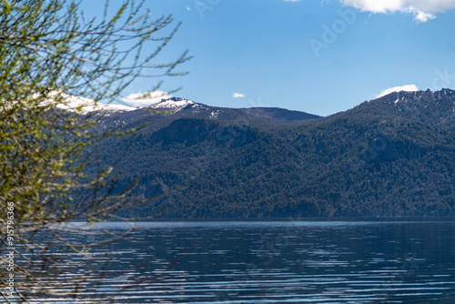 lake traful in Traful region close to Villa de angostura in Patagonia mountains in Argentina