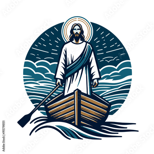 Jesus Christ in the Boat