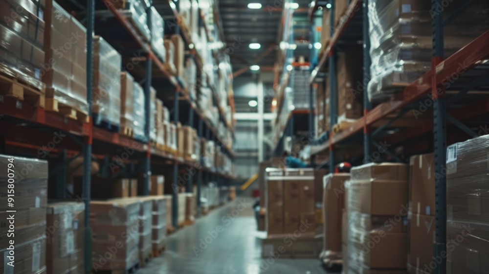 Close up warehouse workers preparing a shipment in a large warehouse, Warehouse worker concept, Close up warehouse workers preparing a shipment in a large warehouse, Warehouse worker concept,