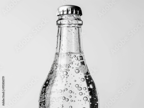 Wallpaper Mural An open bottle of soda pop with fizz and carbonation, as evidenced by the bubbles on its surface. Torontodigital.ca