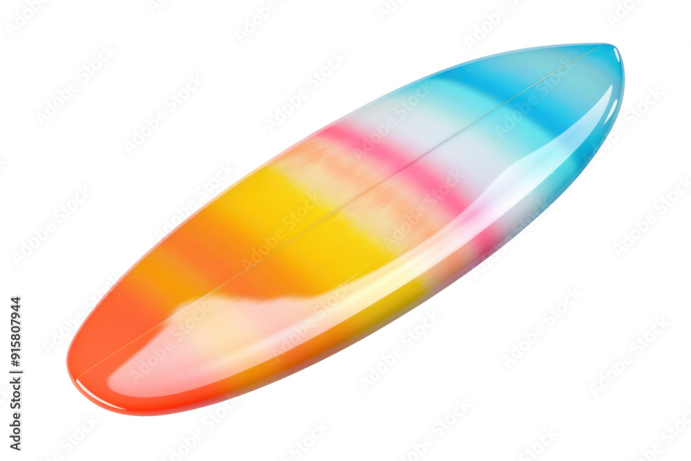 PNG A vibrant, colorful surfboard design featuring a gradient of bright hues, perfect for beach and sport-themed projects. PNG A vibrant, colorful surfboard design featuring a gradient of bright hues, perfect for beach and sport-themed projects.