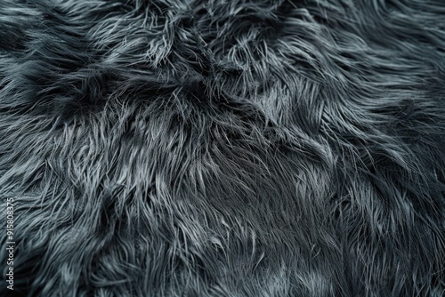 Close-up view of a fur texture that is soft and fuzzy