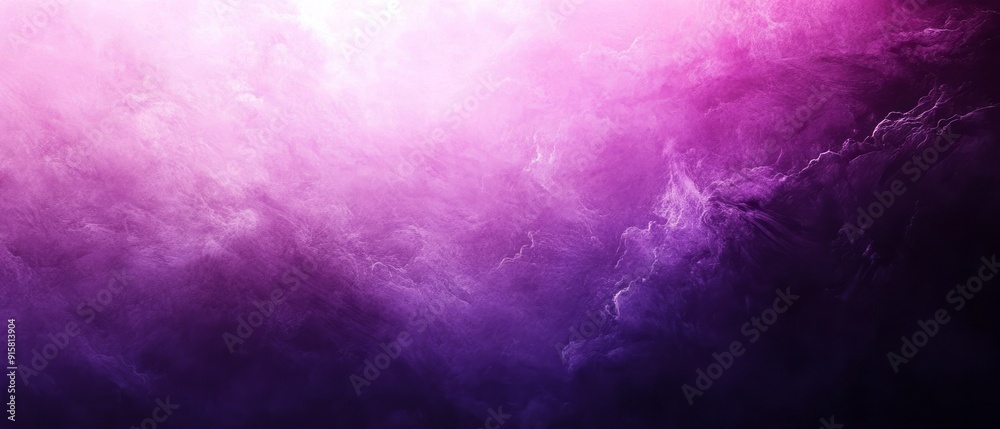 Vibrant Swirls of Purple and Pink Hues Captured in a Cloudy Dreamlike Atmosphere
