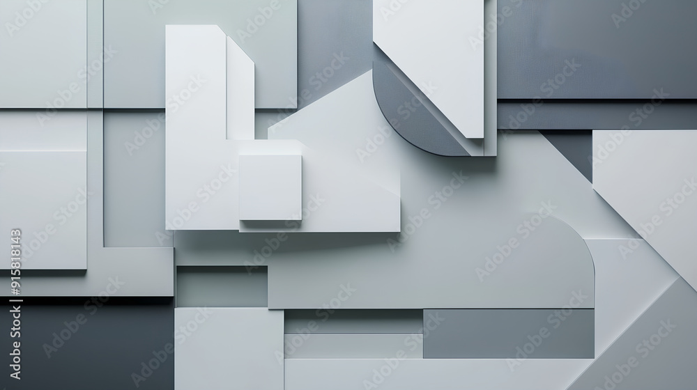 Modern abstract background with gray and white geometric shapes, Modern abstract background with gray and white geometric shapes,