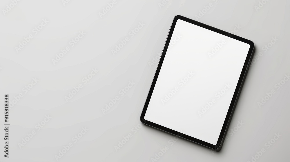 Blank Tablet Screen Mockup: Modern Technology Design
