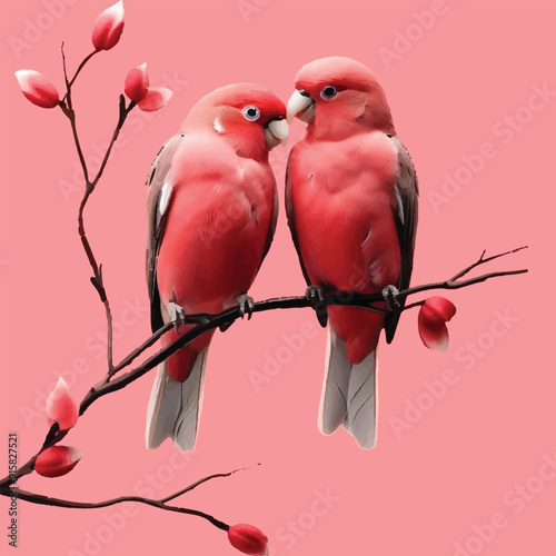 colorful bird sitting on a branch of a tree