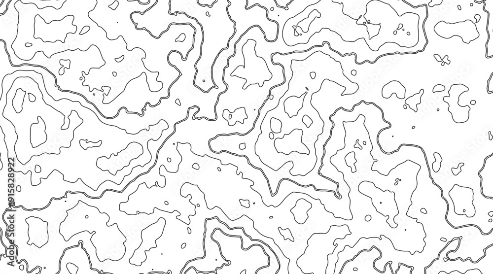 Topographic map lines background. Abstract vector illustration. Contour vector map. Topographic map lines background. Abstract vector illustration. Contour vector map.