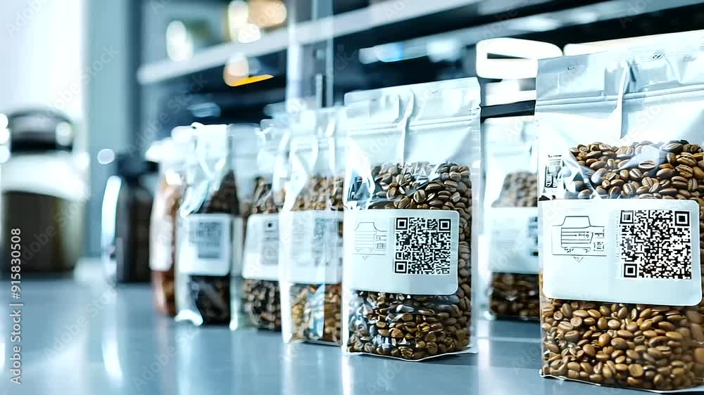 Innovative packaging with smart labels and QR codes