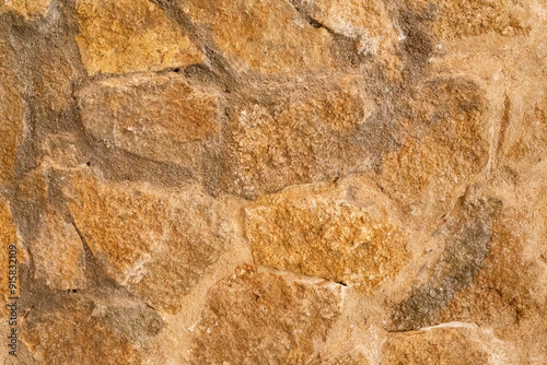 A close up of a rustic ston...