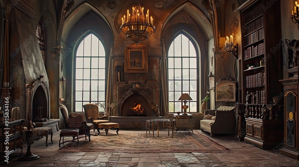 Obraz premium Mission Revival Environment