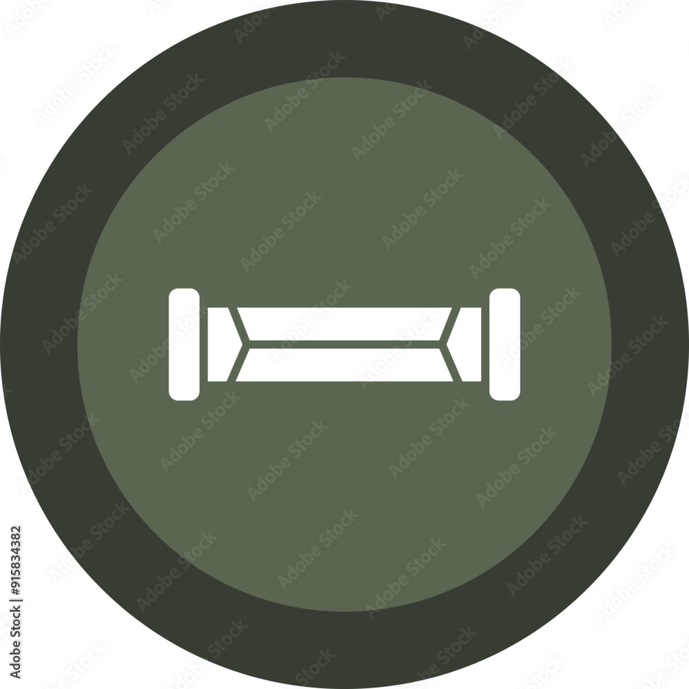 Chest Expander Glyph Circle Icon Chest Expander Glyph Circle Icon