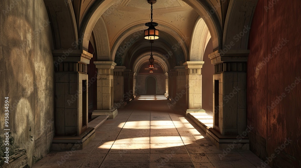 Fototapeta premium Mission Revival Environment