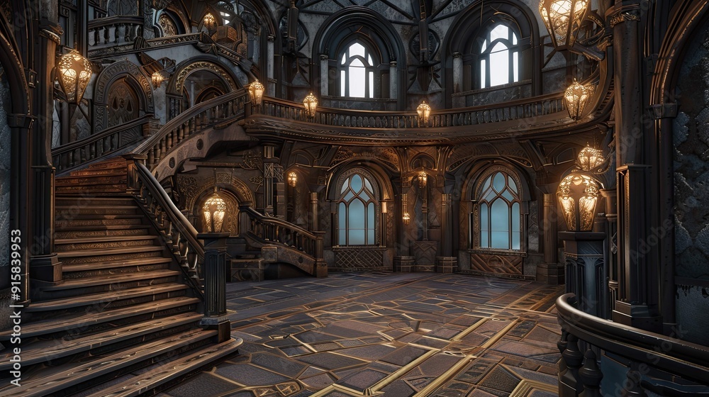 Obraz premium Octagon Environment