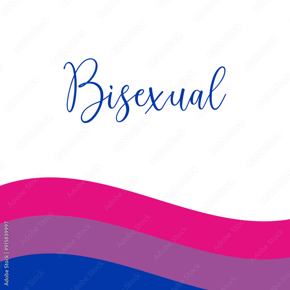 Bisexual awareness Day LGBT pride month flag flyer Bisexual awareness Day LGBT pride month flag flyer
