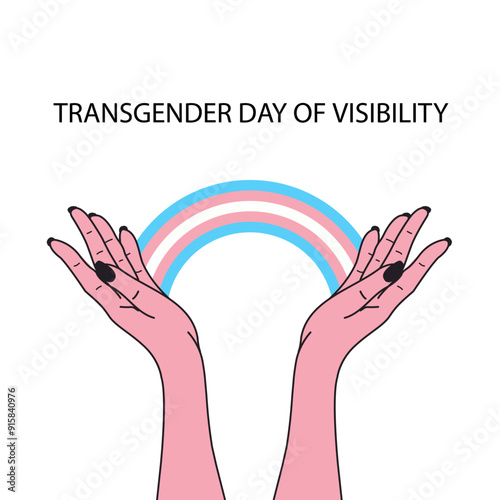 Transgender Day of visibility LGBT  transsexual pride month rainbow