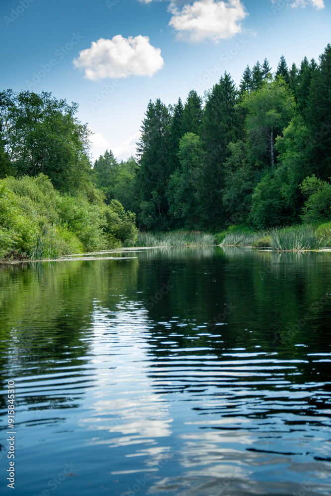 Beautiful landscape, summer, nature, river Beautiful landscape, summer, nature, river