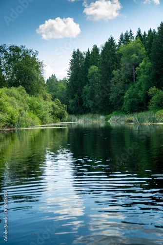 Beautiful landscape, summer, nature, river