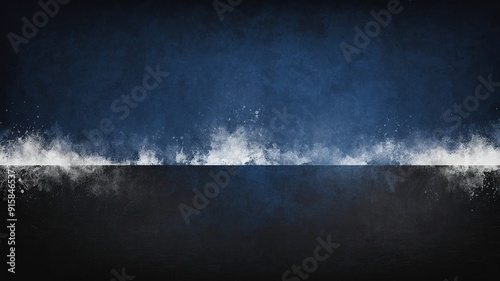Abstract Cloud of White Powder Particles in Motion