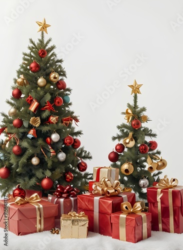 christmas tree with presents