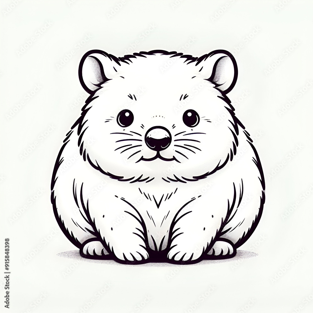 illustration of a cartoon squirrel illustration of a cartoon squirrel