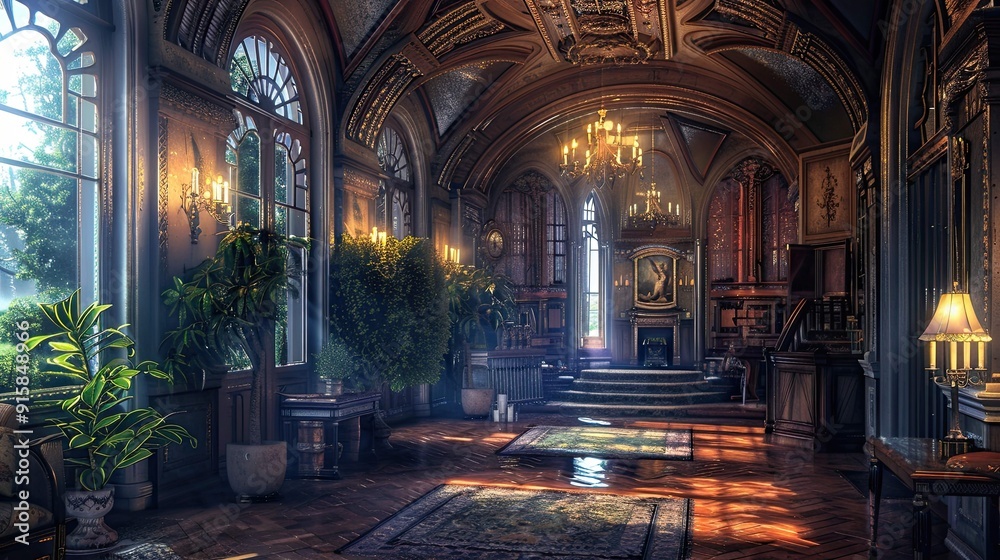 Fototapeta premium Queen Anne Environment