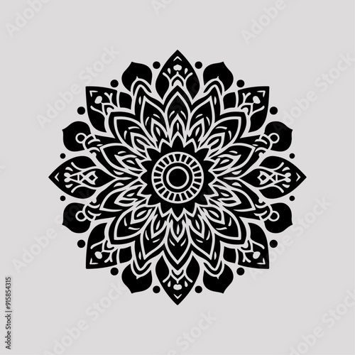 Mandala vector design, 