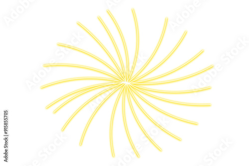 abstract solar flare with rays and spotlight. glowing festive star