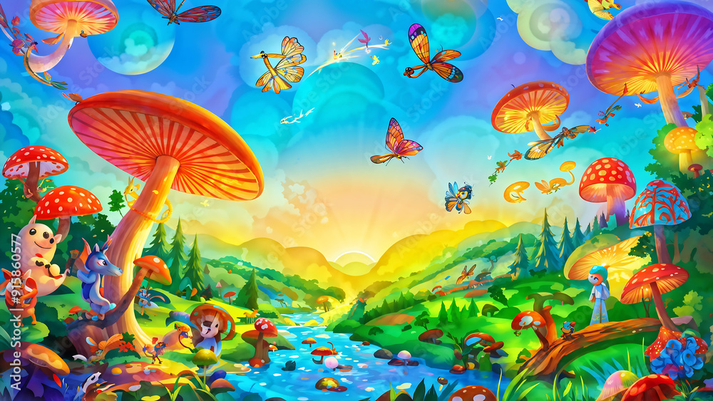 Cartoonsish nature Cartoonsish nature