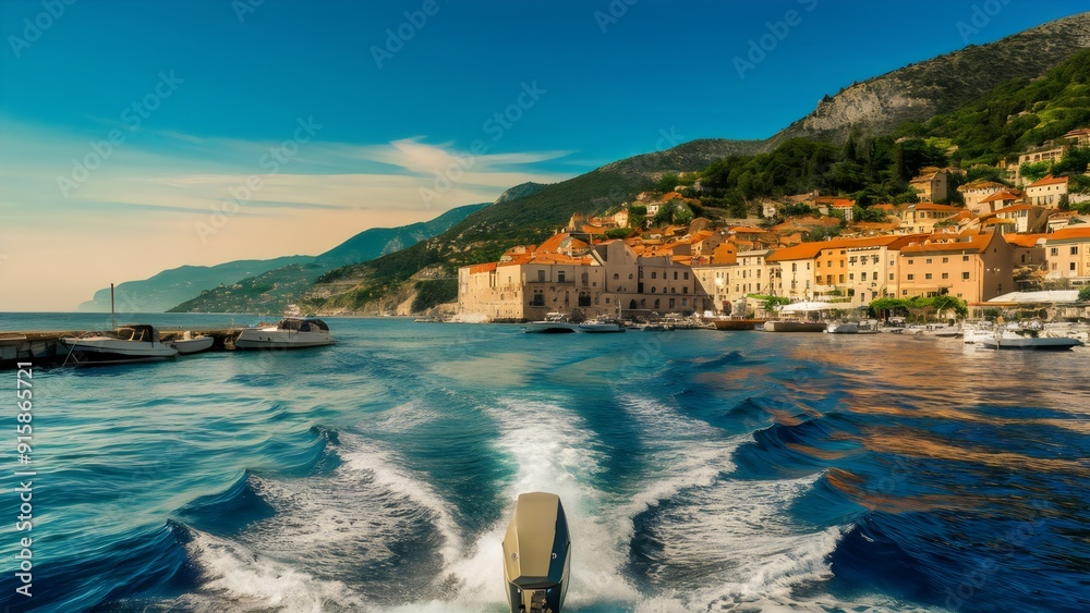 Fototapeta premium Cassis Coastline: The Charm of Provence