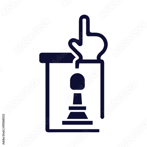 chess strategy tactic icon