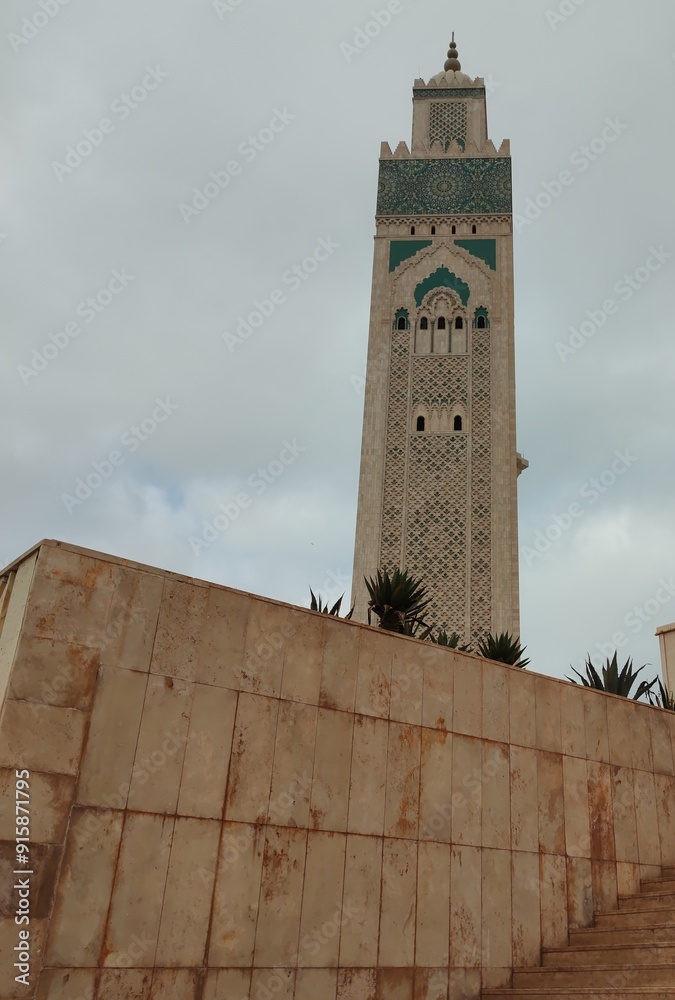 Fototapeta premium mosque Hassan 2 architecture design