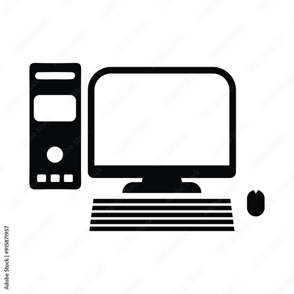 computer, pc, desktop, cpu, monitor, computer pc desktop icon computer, pc, desktop, cpu, monitor, computer pc desktop icon