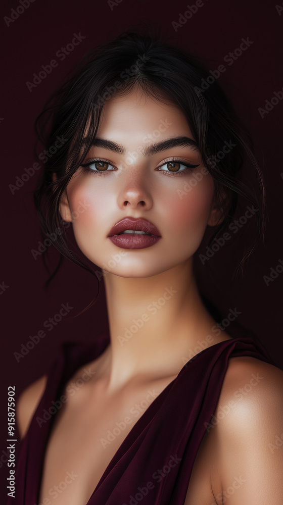 Turkish Female Model With Olive-Toned Skin Turkish Female Model With Olive-Toned Skin