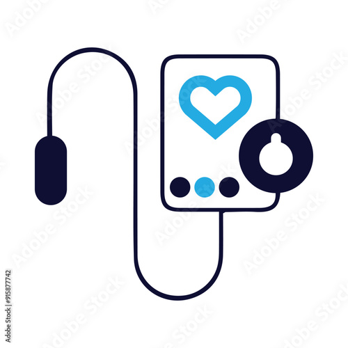 meter, blood pressure, digital pressure meter, Electronic blood pressure monitor icon