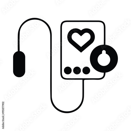 meter, blood pressure, digital pressure meter, Electronic blood pressure monitor icon