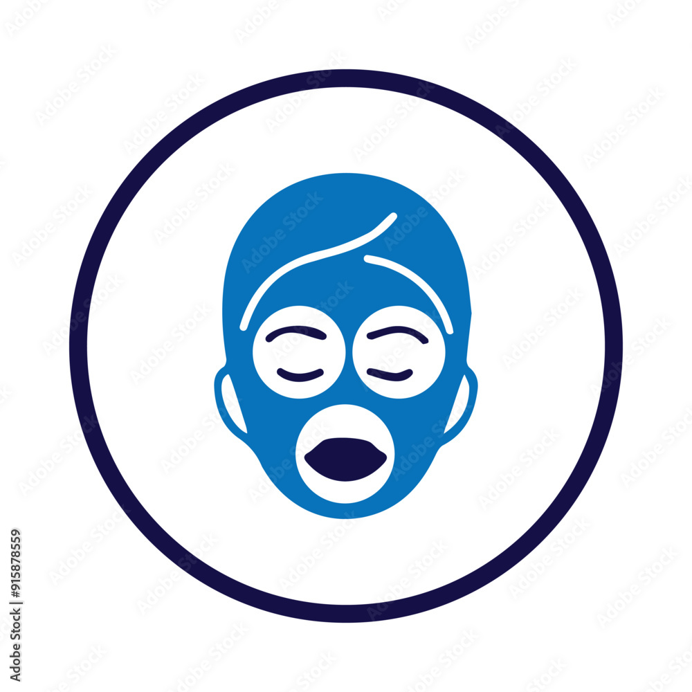 Fototapeta premium female, women, mask, face, face mask icon