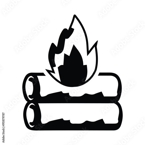 fire, camping, fire place, fire camping icon