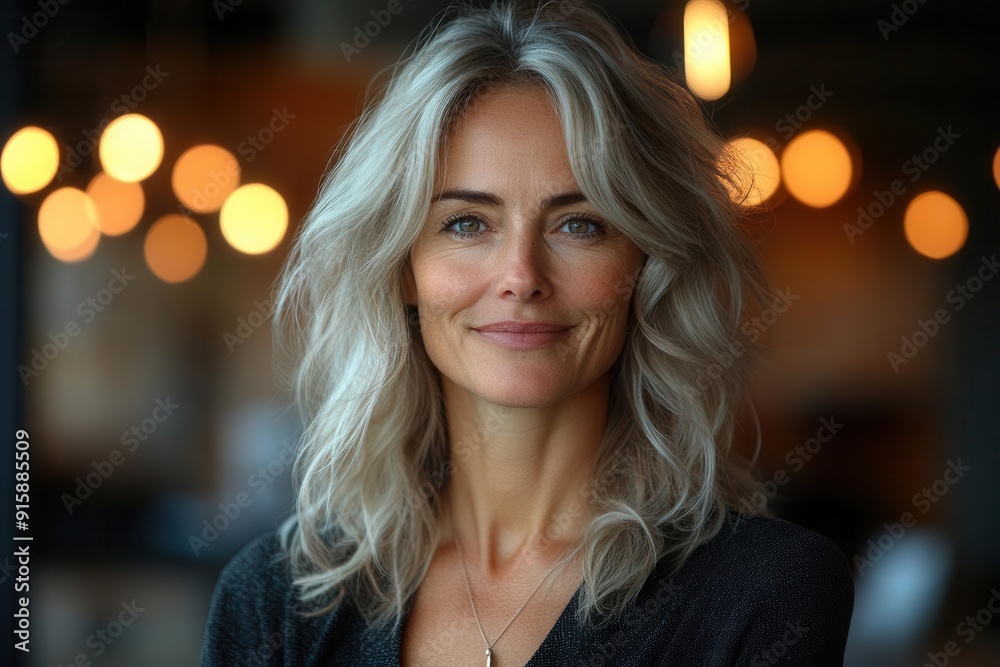 confident mature businesswoman in modern office setting warm smile and engaging eye contact professional attire suggesting experience and leadership confident mature businesswoman in modern office setting warm smile and engaging eye contact professional attire suggesting experience and leadership