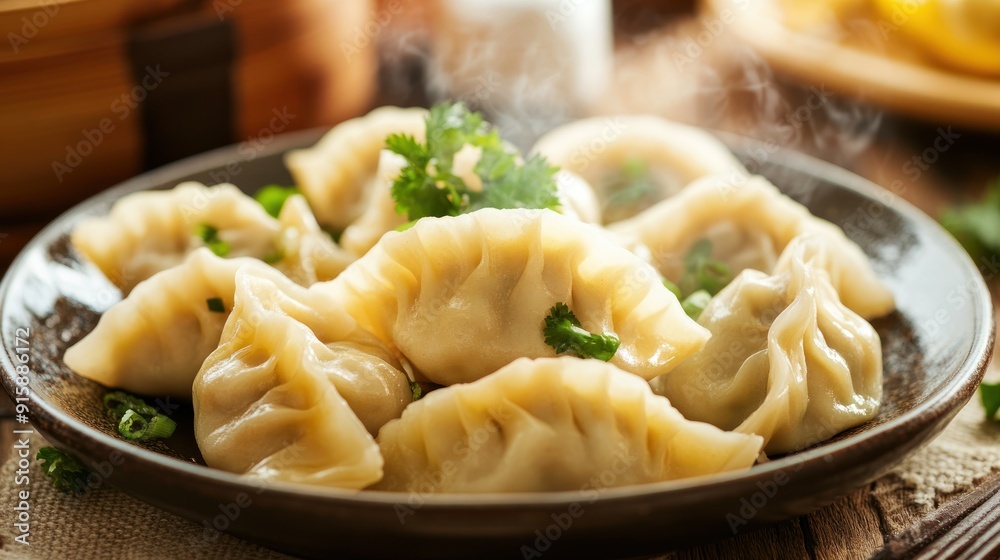 Steaming Hot Dumplings Steaming Hot Dumplings