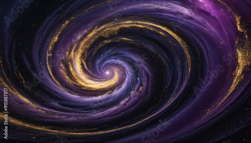 abstract spiral galaxy generative ai