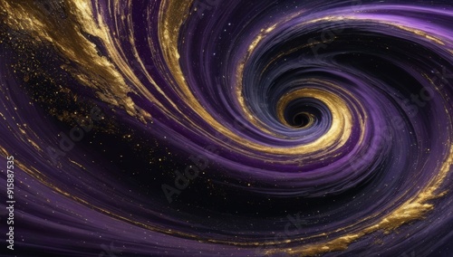 abstract spiral galaxy generative ai