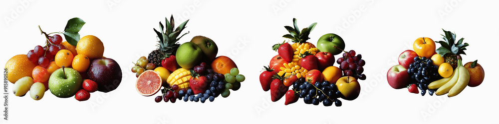 set of Visit the Artfully Arranged Fruit Store, Fruits Beautifully Displayed, Stunning Fruit Arrangements, Visually Attractive Fruit Displays, Delicious Fruits, Designed , on a transparent backgrounds set of Visit the Artfully Arranged Fruit Store, Fruits Beautifully Displayed, Stunning Fruit Arrangements, Visually Attractive Fruit Displays, Delicious Fruits, Designed , on a transparent backgrounds