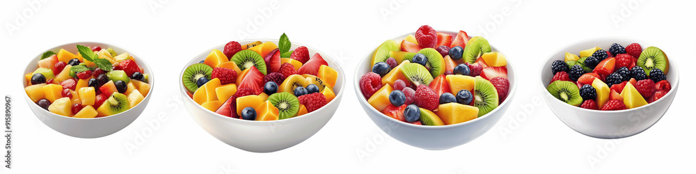 set of A bowl of fresh, colorful fruit salad, Fresh, fruit salad, A bowl of juicy, colorful fruit, A bowl of fresh, bright fruit salad, Flavorful fruit salad Bowl 10, on a transparent backgrounds set of A bowl of fresh, colorful fruit salad, Fresh, fruit salad, A bowl of juicy, colorful fruit, A bowl of fresh, bright fruit salad, Flavorful fruit salad Bowl 10, on a transparent backgrounds