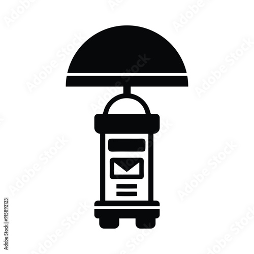 mail, envelope, postbox, letter, letterbox, mailbox postbox icon