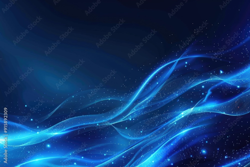 A subtle depiction of ocean waves on a dark blue backdrop, great for use in abstract or atmospheric designs A subtle depiction of ocean waves on a dark blue backdrop, great for use in abstract or atmospheric designs