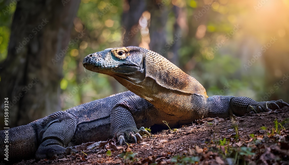 komodo dragon reptile species Indonesia forest wildlife habitat dangerous large animal head skin tropical. komodo dragon reptile species Indonesia forest wildlife habitat dangerous large animal head skin tropical.